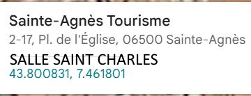 Plan d'accès Salle Saint-Charles